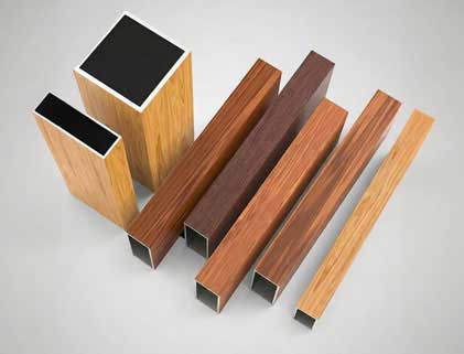 Flat panel aluminium cladding