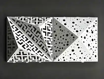 Curved aluminium panels
