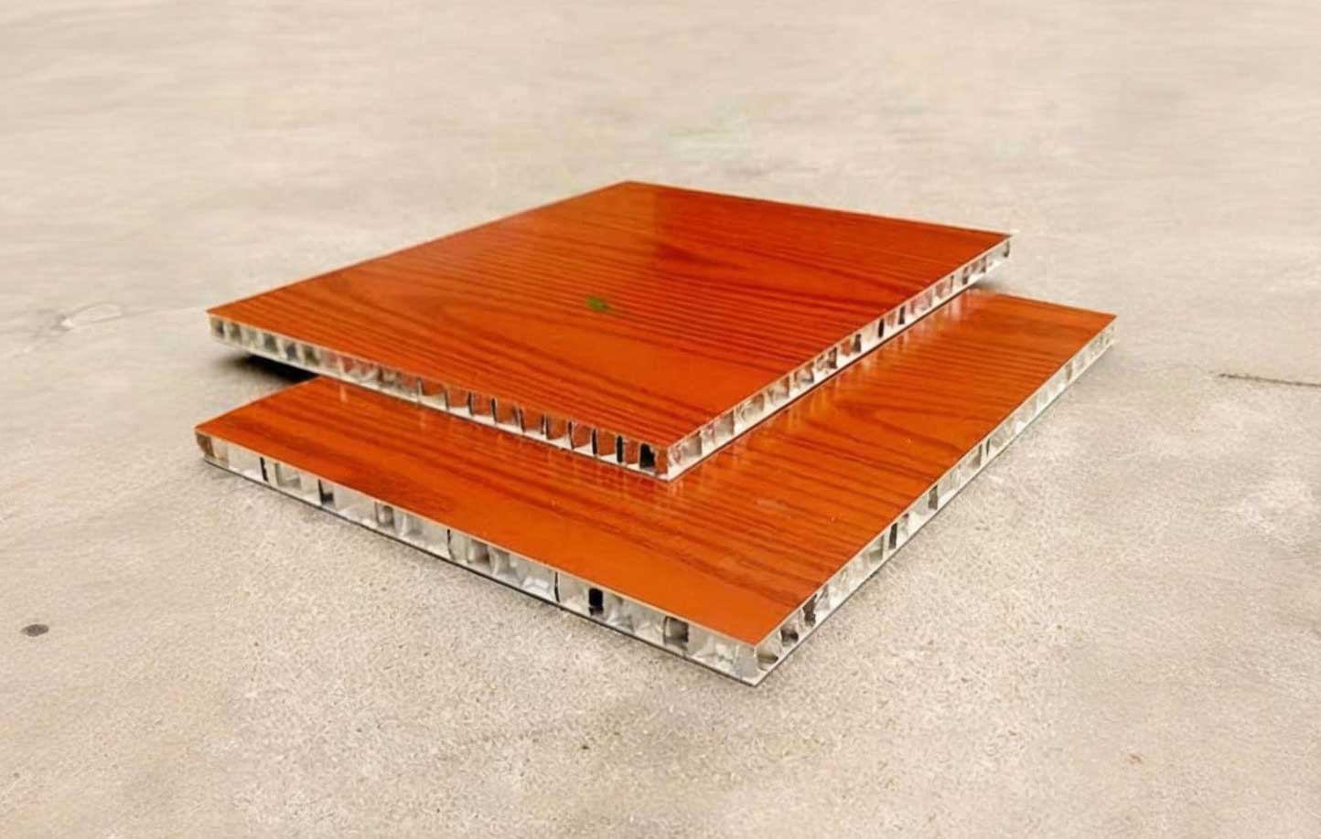 Realistic Wood Grain Aluminum Honeycomb Panel for Modern Architecture