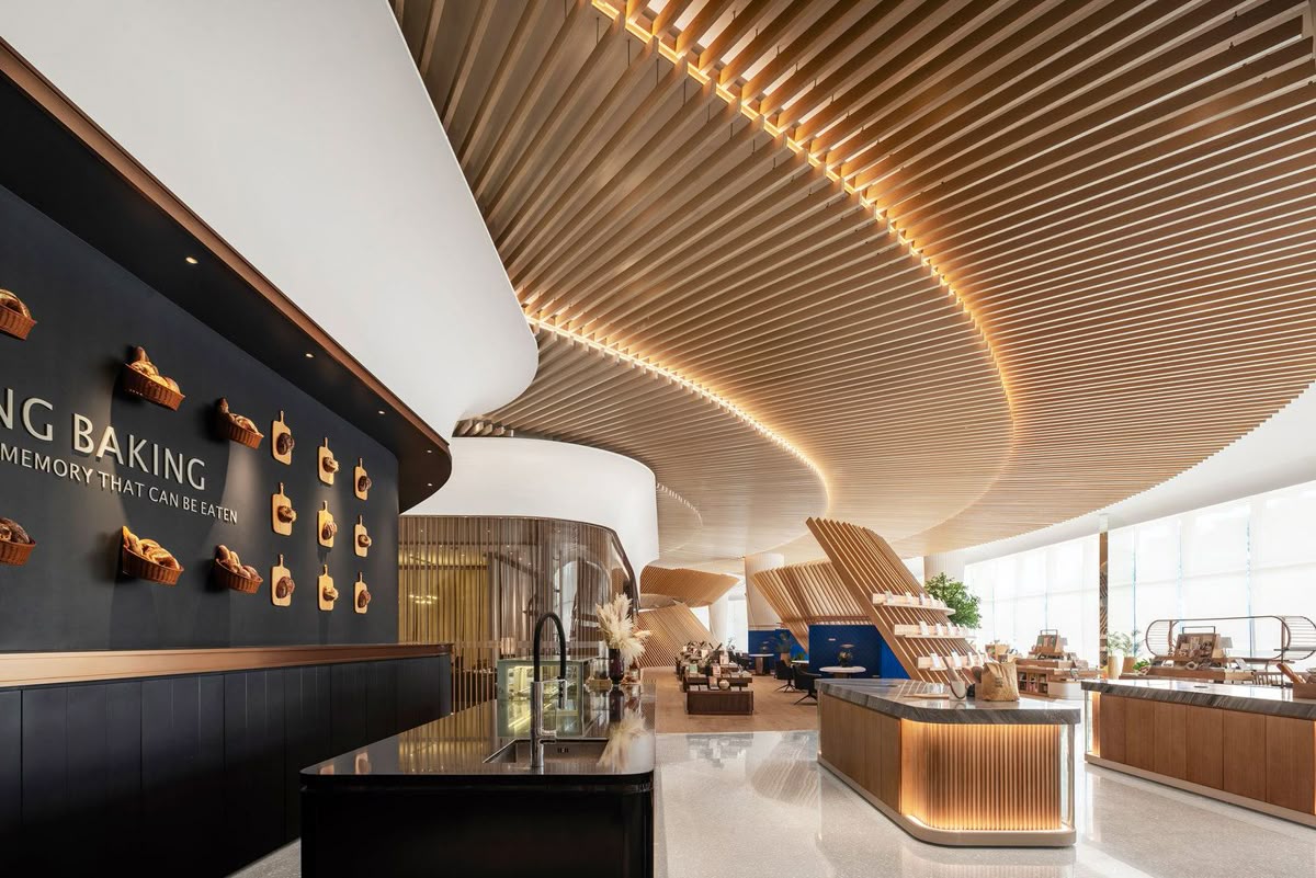 U-Shape Aluminum Baffle Ceiling Fireproof & Acoustic System
