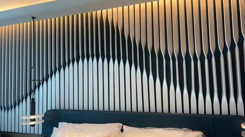 Twisted Aluminum Baffle  High-End Indoor & Outdoor Ceiling Solution