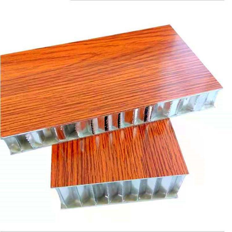 Realistic Wood Grain Aluminum Honeycomb Panel for Modern Architecture
