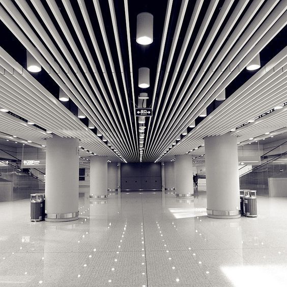 U-Shape Aluminum Baffle Ceiling Fireproof & Acoustic System