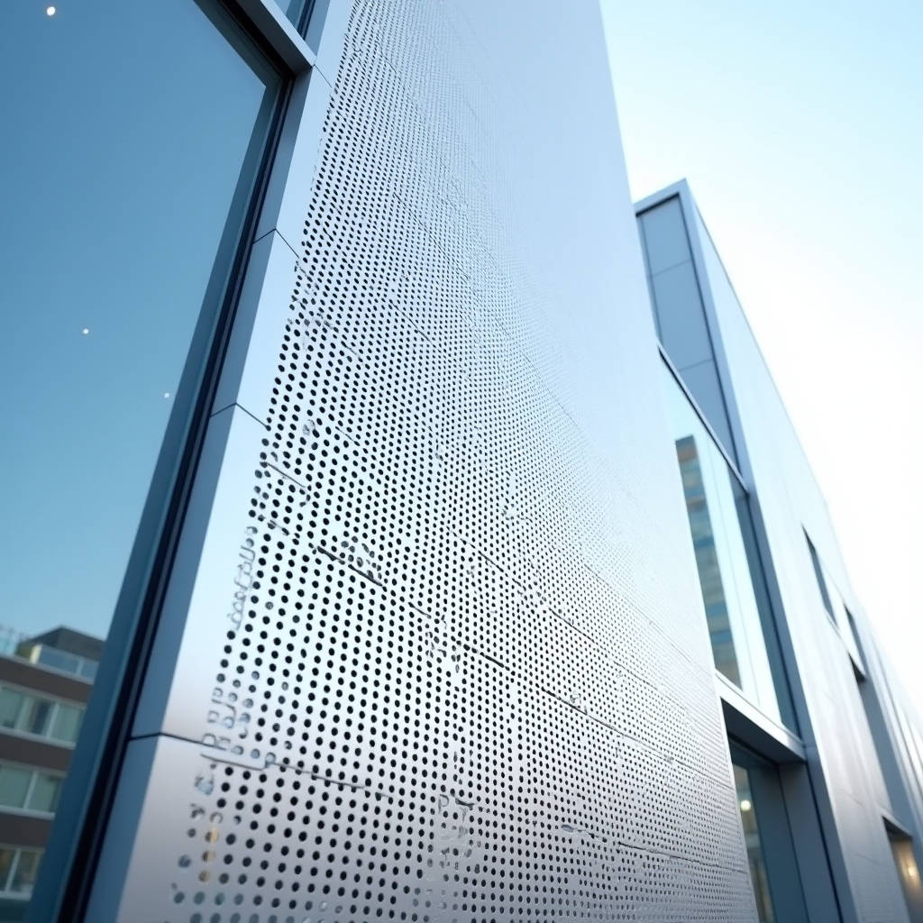 Perforated Aluminum Mesh Facade Engineering Open Area and Wind Load Safety