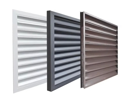 Aluminum Louvers Ventilation and Sun Shading Systems