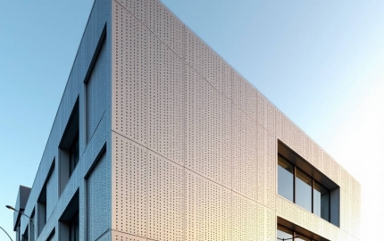 aluminum perforated sheets home depot retail stock versus architectural grade solid aluminium panels for facades