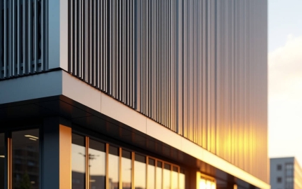 Slotted Aluminum Metal Sheet Wind Load Drainage and Cut Edge Engineering for Facades