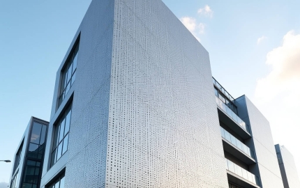 Perforated Ventilated Facade Engineering for Solid Aluminium Rainscreen Panels