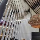 Twisted Aluminum Baffle  High-End Indoor & Outdoor Ceiling Solution