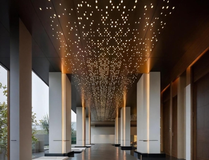 Perforated Aluminium Garage Ceiling Powder Coated Fireproof Panel