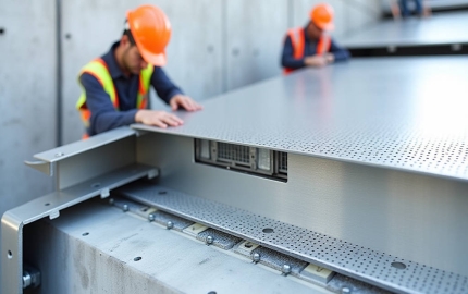 Perforated Aluminum Channel Integration in Solid Cladding Support Systems
