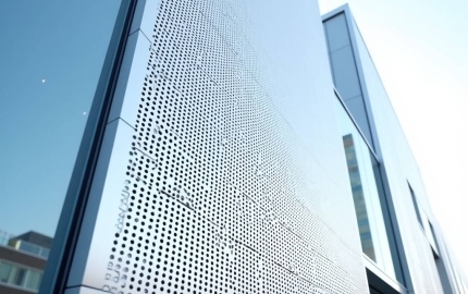 Perforated Aluminum Mesh Facade Engineering Open Area and Wind Load Safety