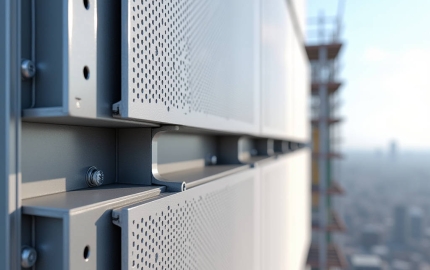 Perforated Aluminium Angle Structural Design for Solid Cladding Wind Loads
