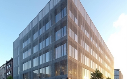 Aluminium Mesh Cladding Engineering for Ventilated Facades and Solar Shading Systems