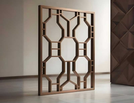 Modern Fence, Villa Aluminum Window Grille, Chinese Style Partition Screen