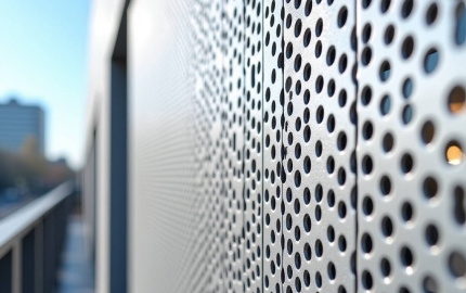 Structural Integrity and Acoustic Performance of Perforated Corrugated Aluminum Facades
