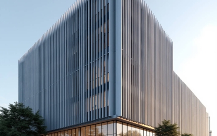 Engineering Aluminium Facade Fins for Wind Load Coating and Installation Cost