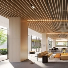 U-Shape Aluminum Baffle Ceiling Fireproof & Acoustic System