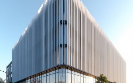 Engineering an Aluminum Fins Facade for Wind Load, Thermal Movement and Coastal Corrosion