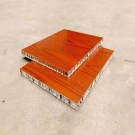 Realistic Wood Grain Aluminum Honeycomb Panel for Modern Architecture
