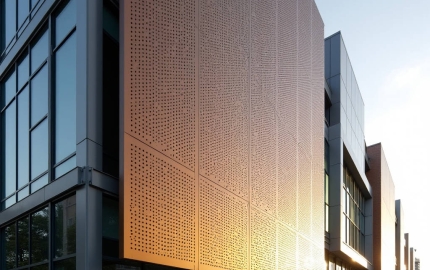 Engineering a Perforated Metal Screen Facade from Solid Aluminium Sheets for Wind Load and Durability